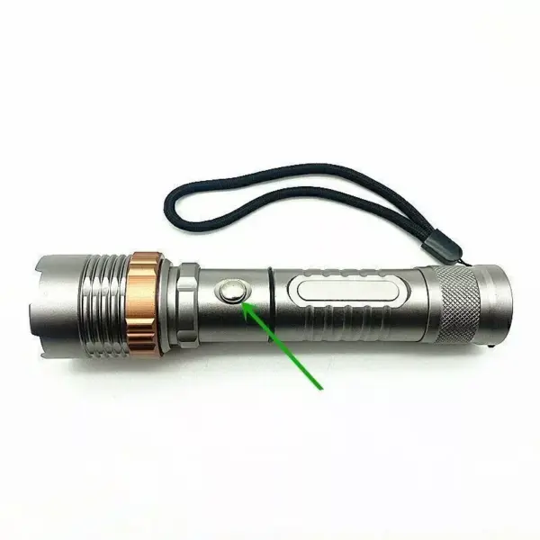 Outdoor T6 LED Zaklamp - 500LM, 5 Lichtmodi, Roterende Zoom, Sterk Licht