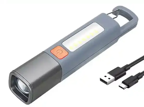 Superheldere LED Zaklamp SD-1023 - USB Oplaadbaar, 3 Lichtmodi